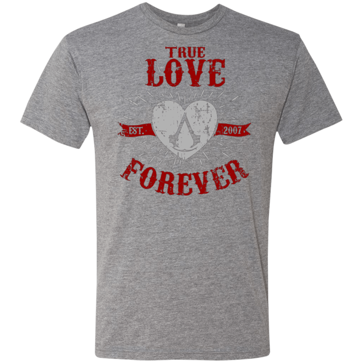 T-Shirts Premium Heather / Small True Love Forever Assasin Men's Triblend T-Shirt