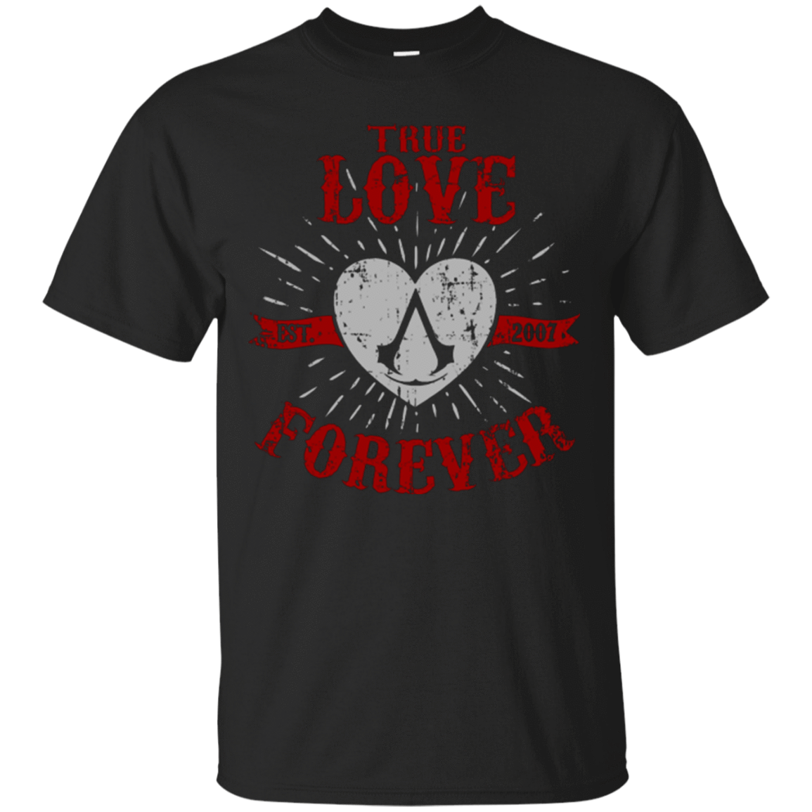 T-Shirts Black / Small True Love Forever Assasin T-Shirt