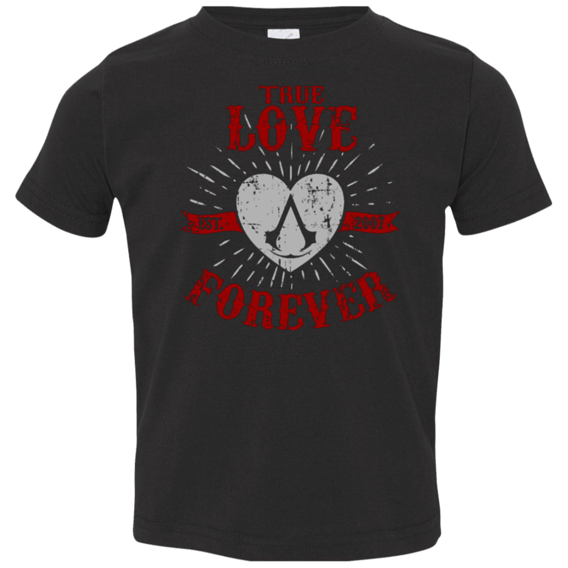 T-Shirts Black / 2T True Love Forever Assasin Toddler Premium T-Shirt