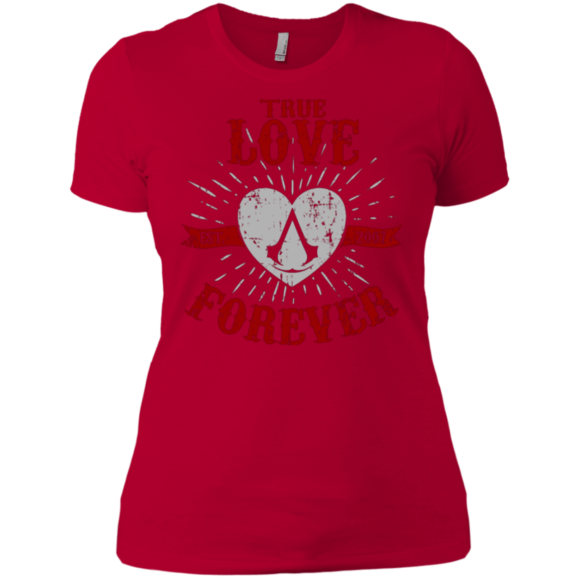 T-Shirts Red / X-Small True Love Forever Assasin Women's Premium T-Shirt