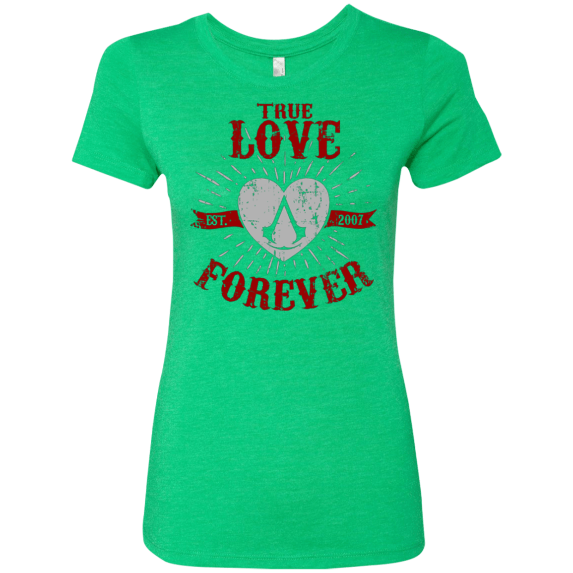 T-Shirts Envy / Small True Love Forever Assasin Women's Triblend T-Shirt