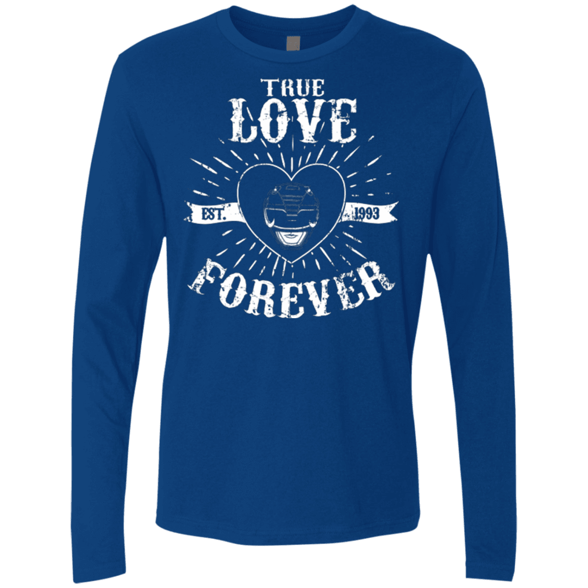 T-Shirts Royal / Small True Love Forever Black Men's Premium Long Sleeve
