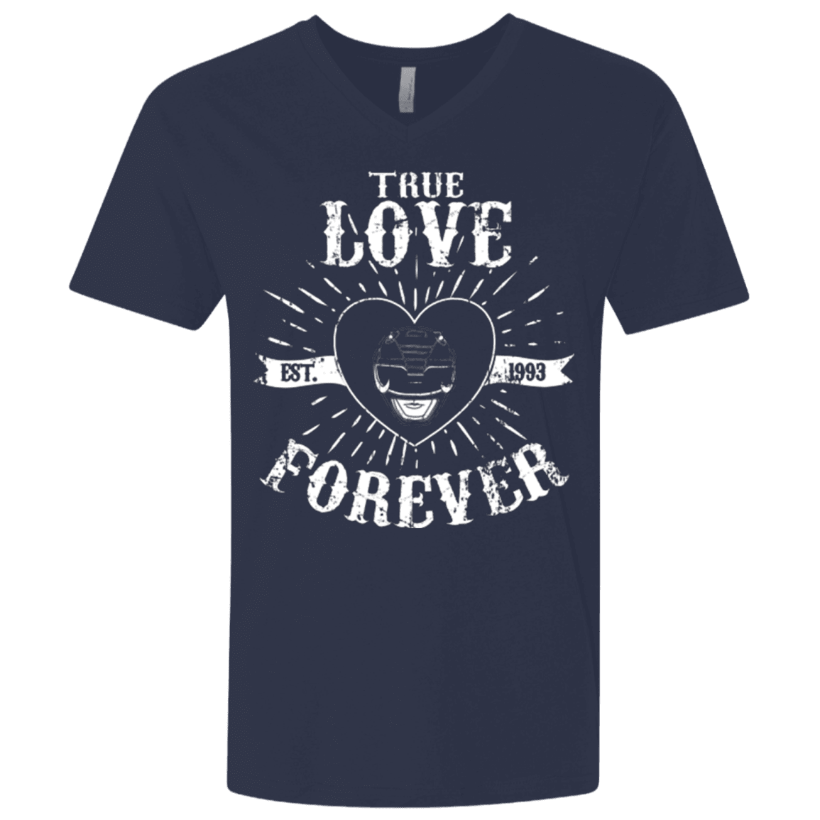 T-Shirts Midnight Navy / X-Small True Love Forever Black Men's Premium V-Neck