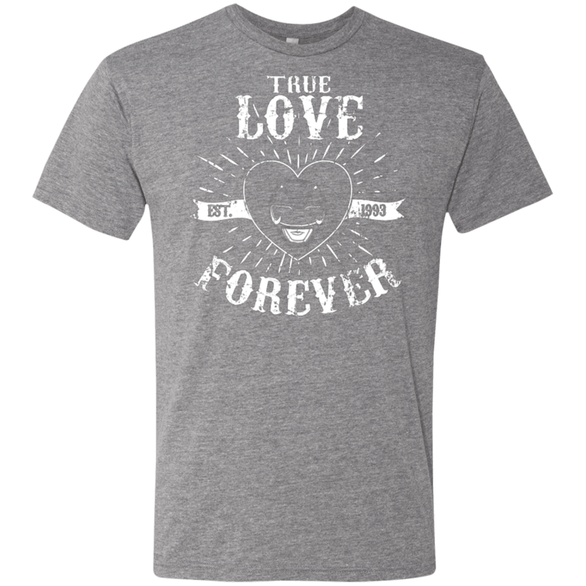 T-Shirts Premium Heather / Small True Love Forever Black Men's Triblend T-Shirt