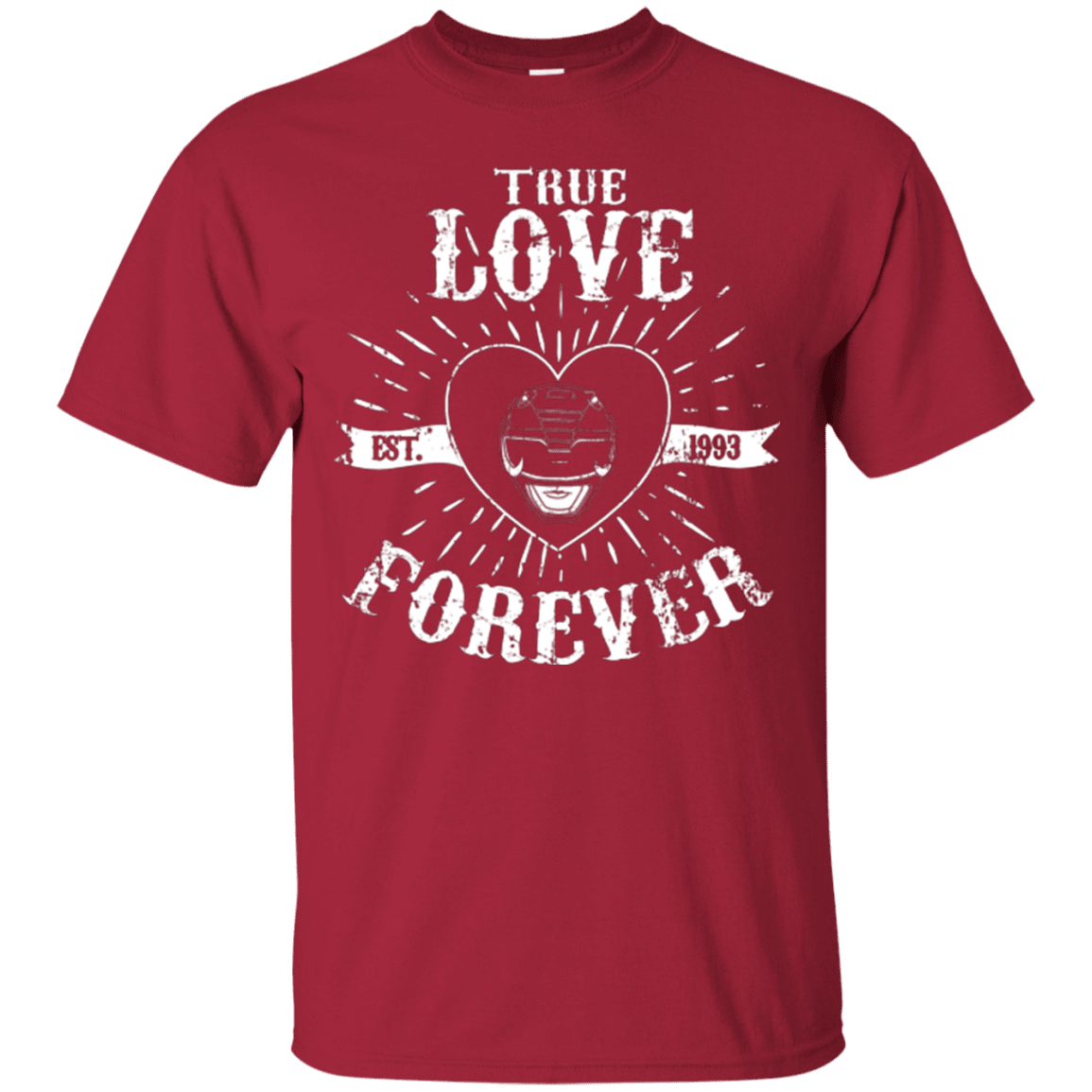T-Shirts Cardinal / Small True Love Forever Black T-Shirt