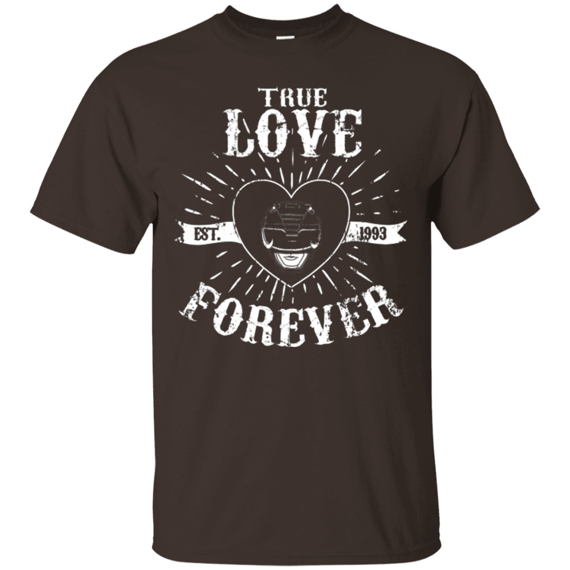 T-Shirts Dark Chocolate / Small True Love Forever Black T-Shirt