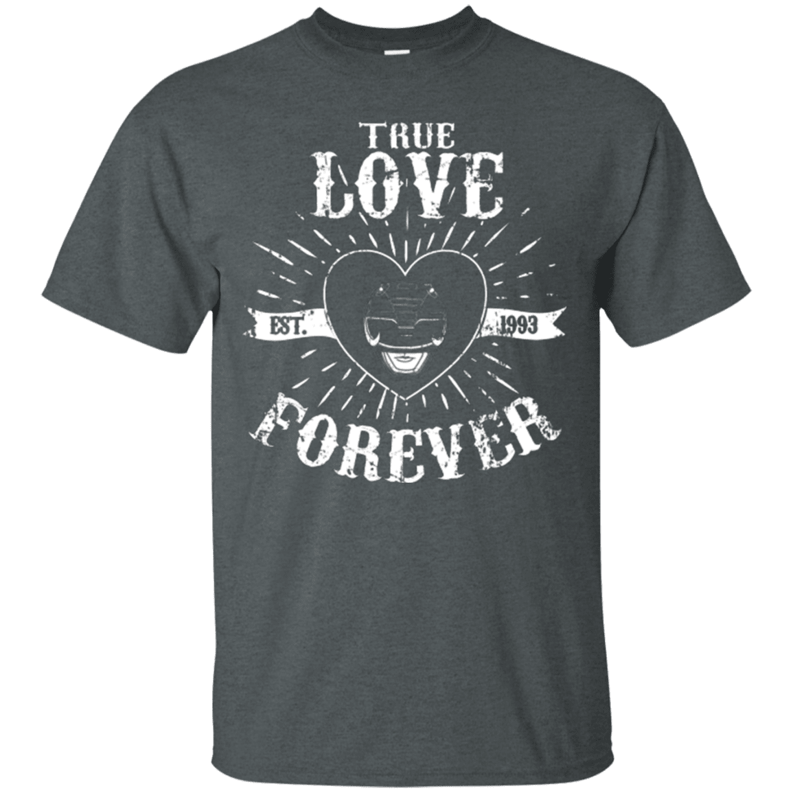 T-Shirts Dark Heather / Small True Love Forever Black T-Shirt