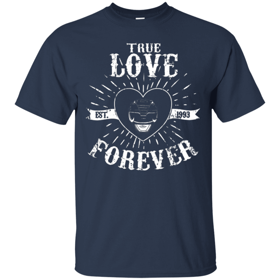 T-Shirts Navy / Small True Love Forever Black T-Shirt