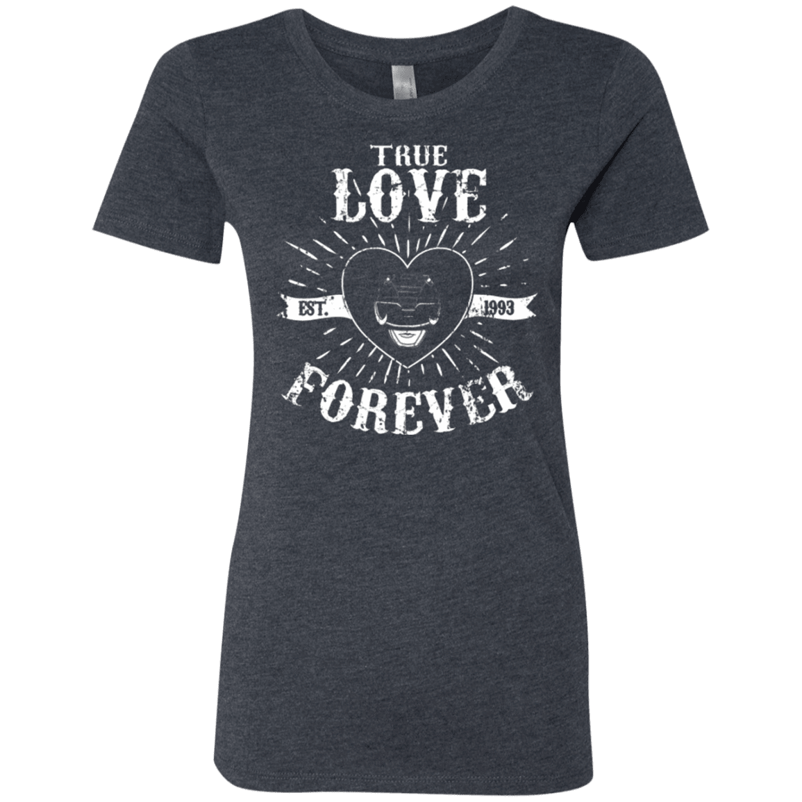 T-Shirts Vintage Navy / Small True Love Forever Black Women's Triblend T-Shirt
