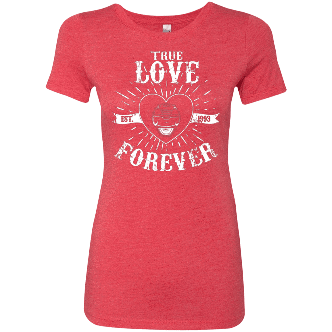 T-Shirts Vintage Red / Small True Love Forever Black Women's Triblend T-Shirt