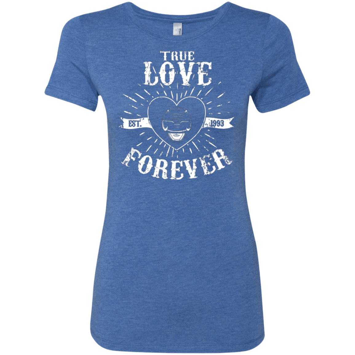 T-Shirts Vintage Royal / Small True Love Forever Black Women's Triblend T-Shirt
