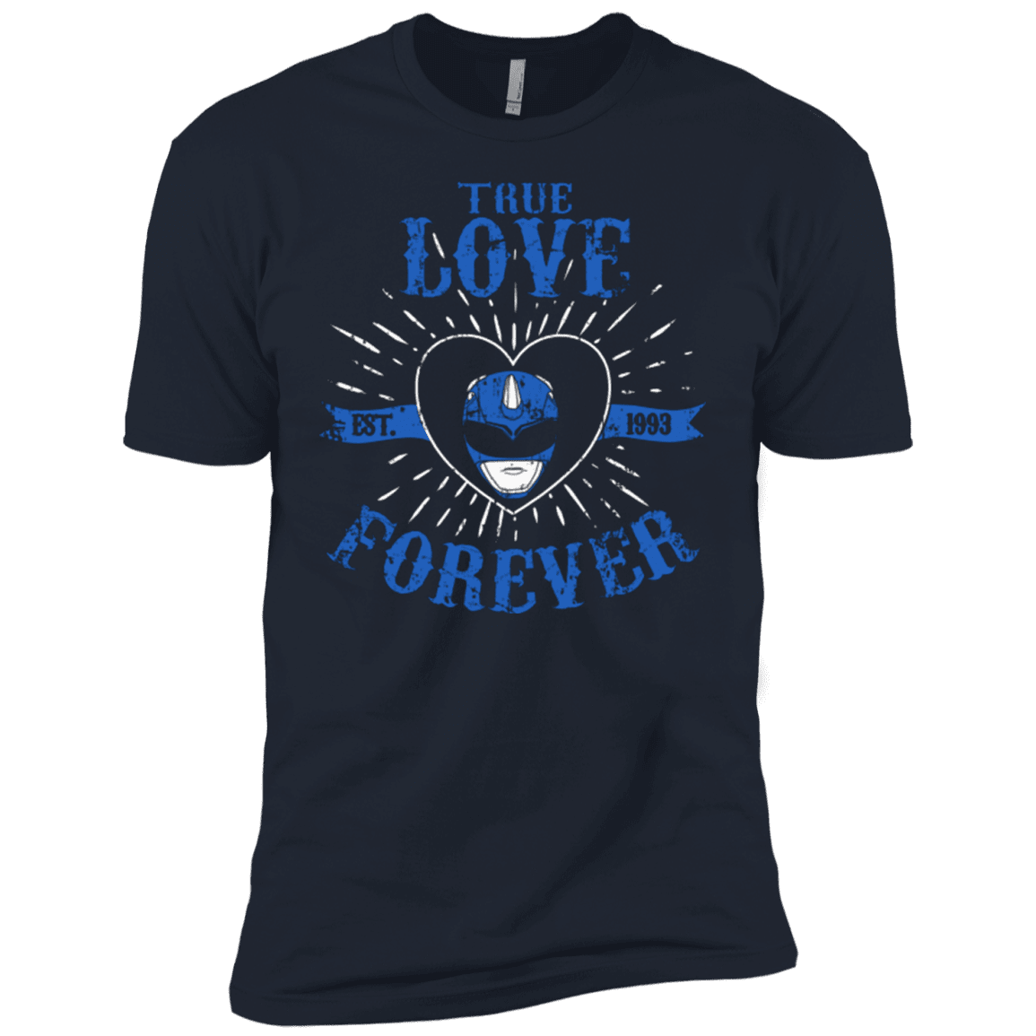 T-Shirts Midnight Navy / YXS True Love Forever Blue Boys Premium T-Shirt