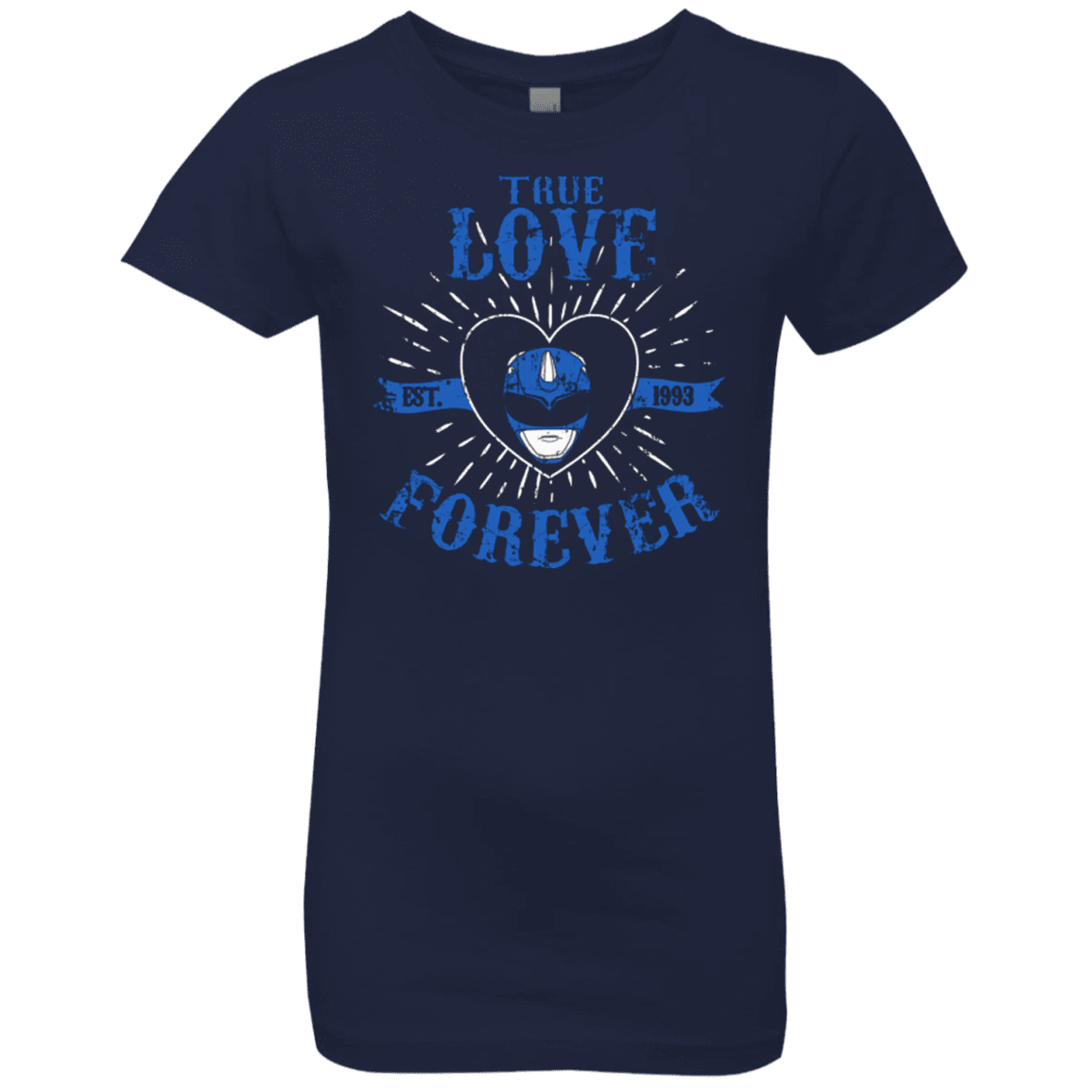 T-Shirts Midnight Navy / YXS True Love Forever Blue Girls Premium T-Shirt