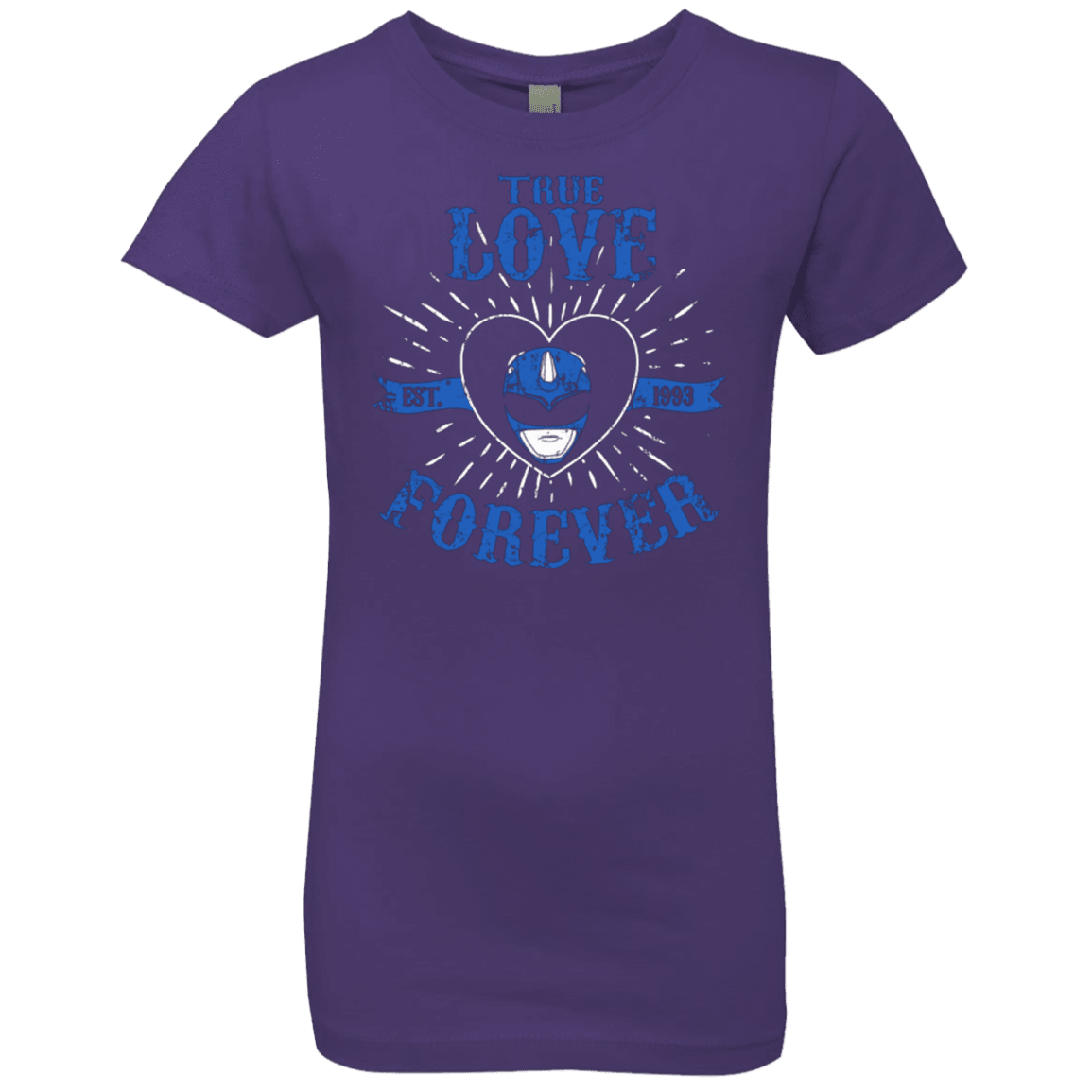 T-Shirts Purple Rush / YXS True Love Forever Blue Girls Premium T-Shirt