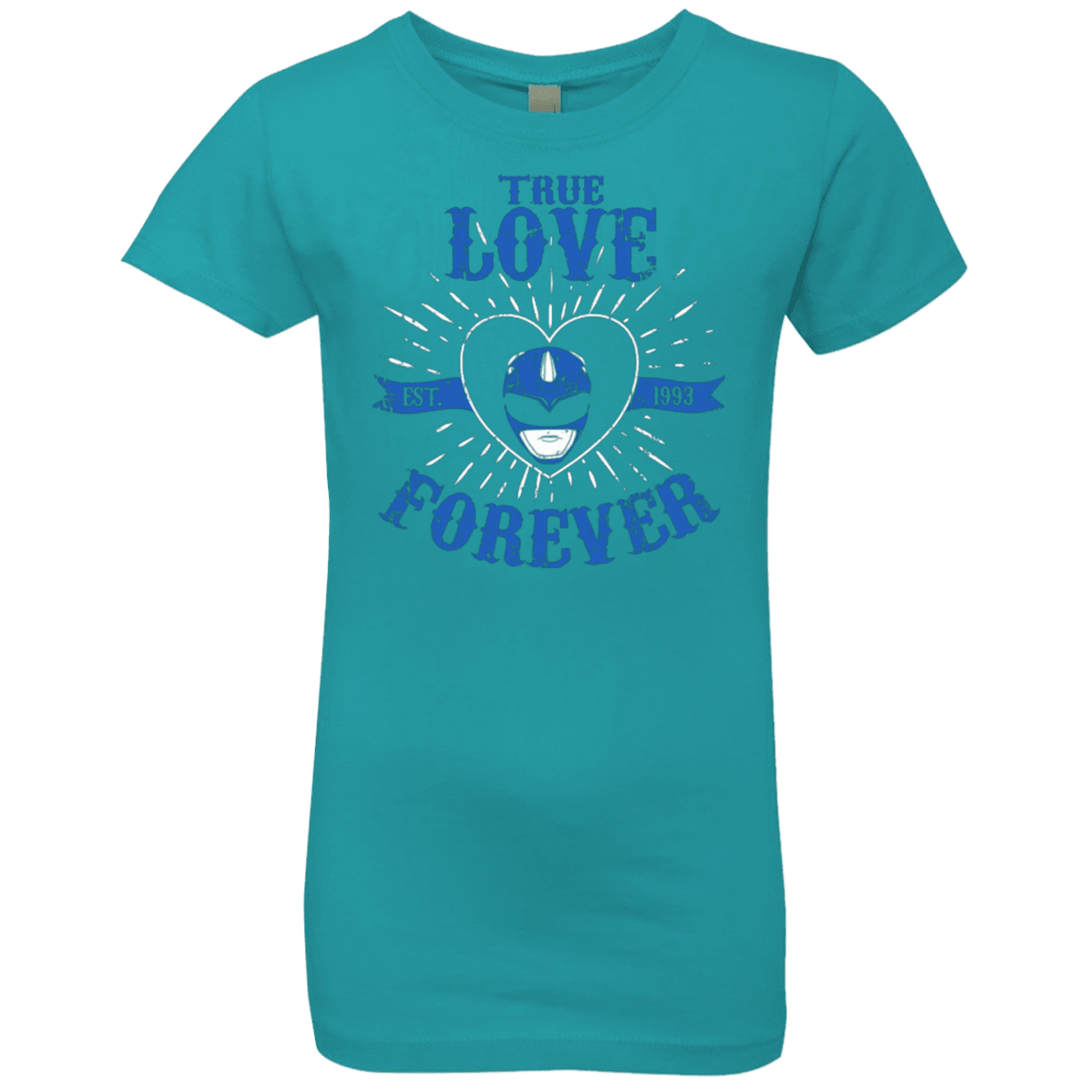 T-Shirts Tahiti Blue / YXS True Love Forever Blue Girls Premium T-Shirt