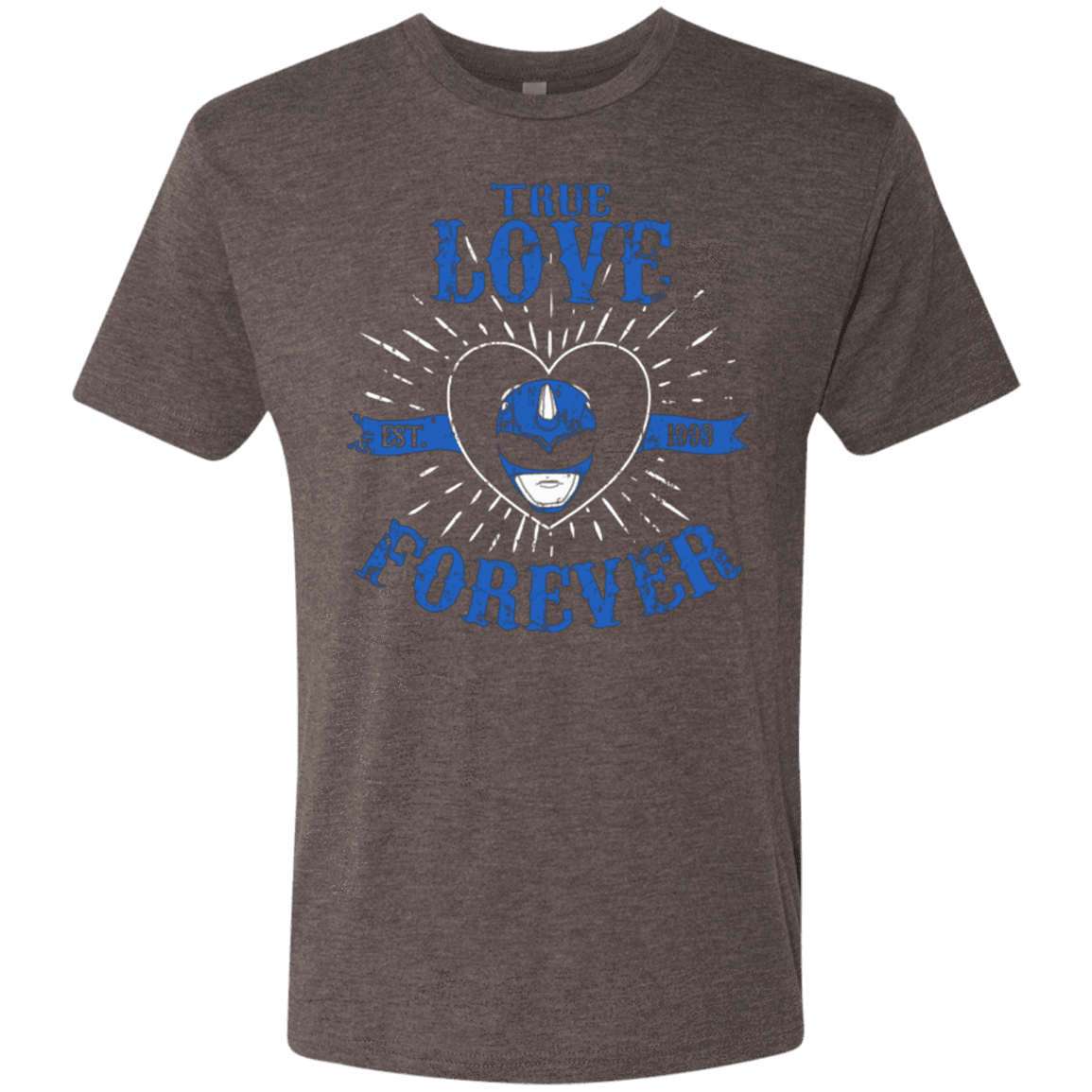 T-Shirts Macchiato / Small True Love Forever Blue Men's Triblend T-Shirt