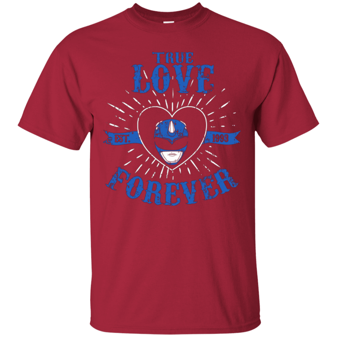 T-Shirts Cardinal / Small True Love Forever Blue T-Shirt