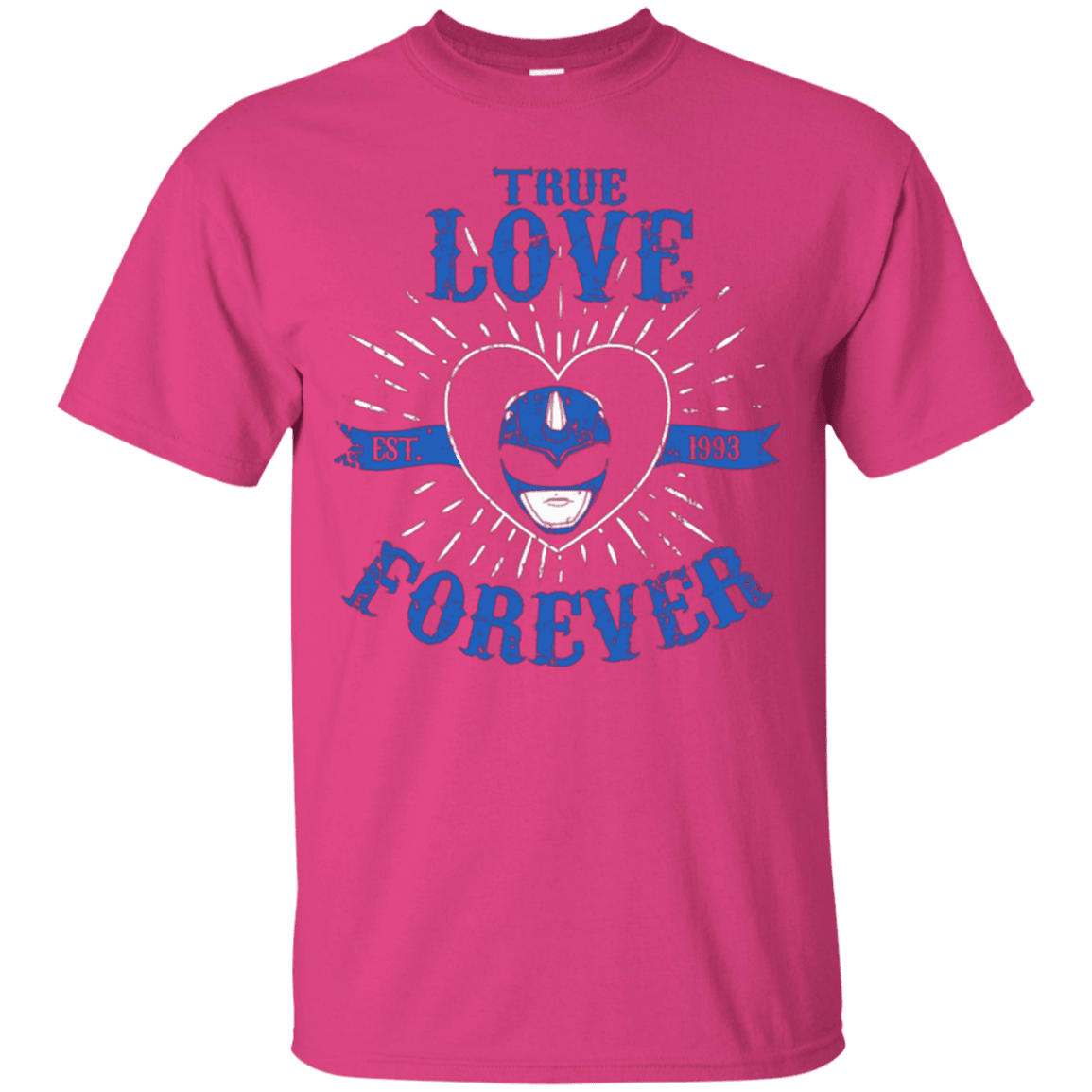 T-Shirts Heliconia / Small True Love Forever Blue T-Shirt