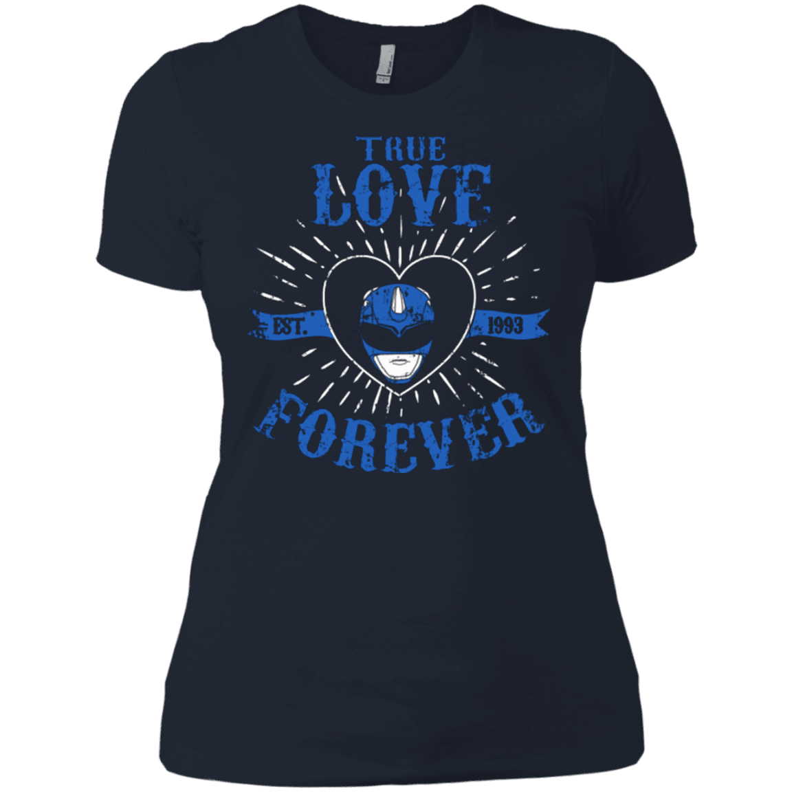 T-Shirts Midnight Navy / X-Small True Love Forever Blue Women's Premium T-Shirt
