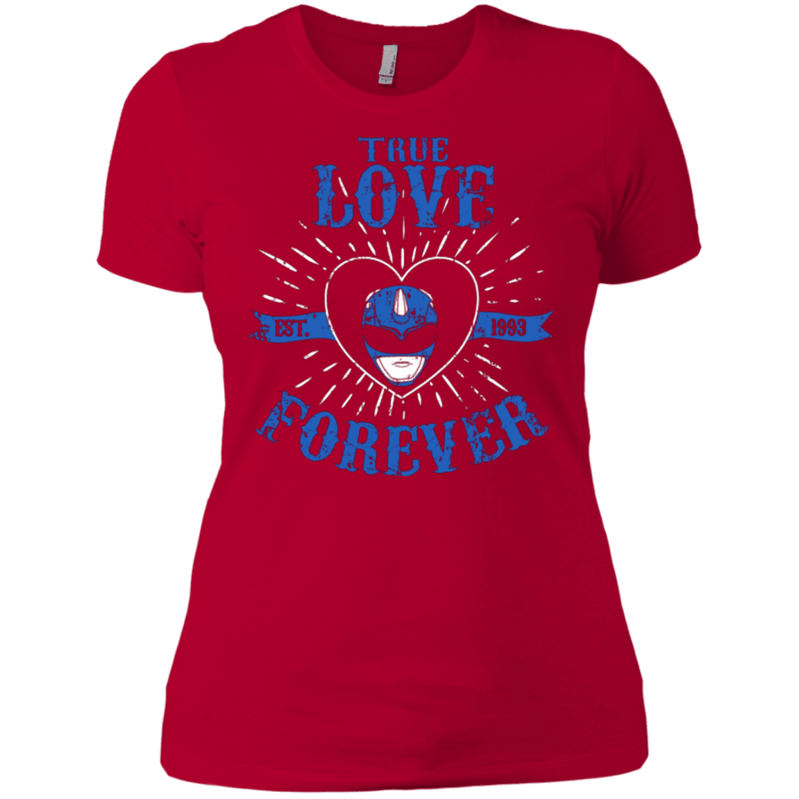 T-Shirts Red / X-Small True Love Forever Blue Women's Premium T-Shirt