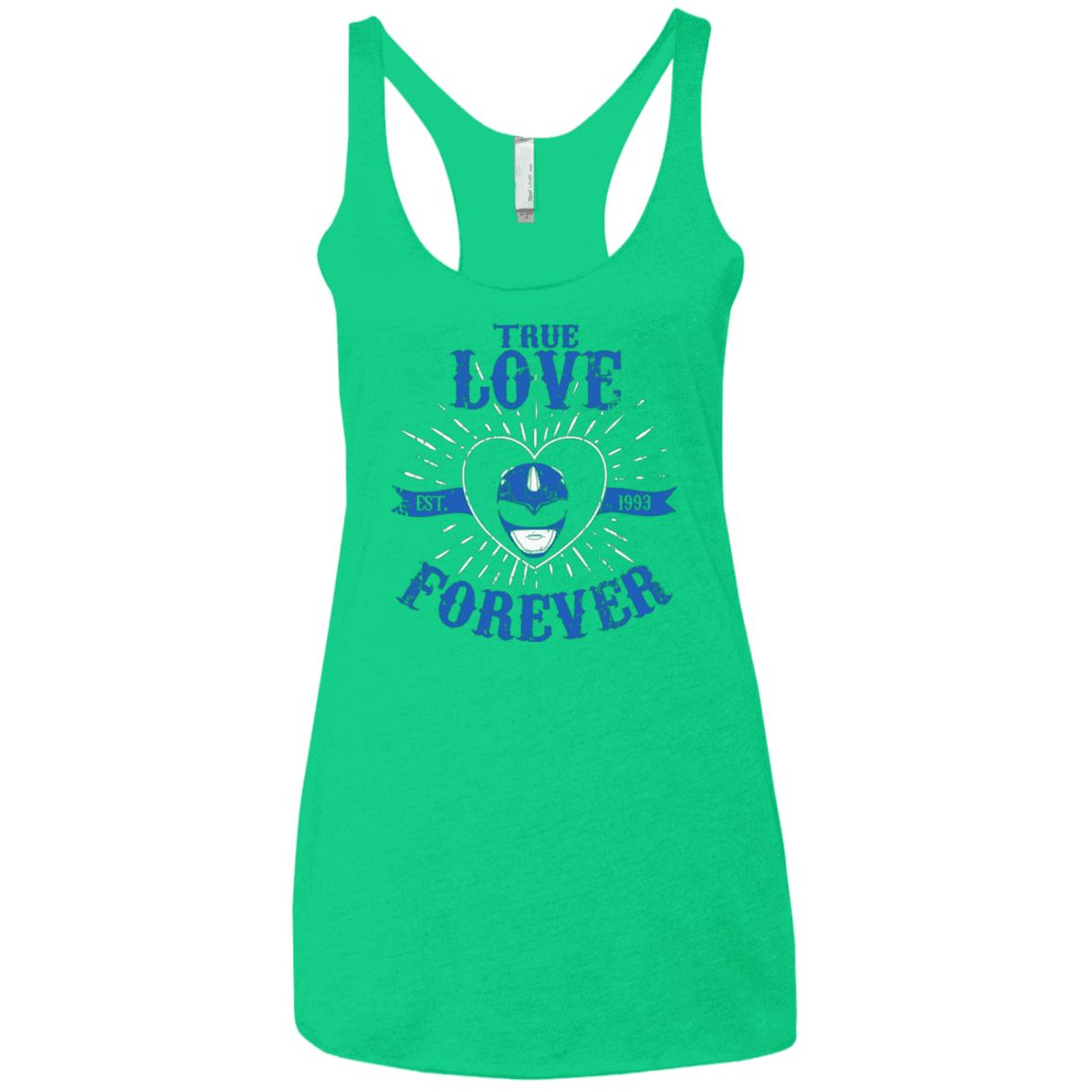T-Shirts Envy / X-Small True Love Forever Blue Women's Triblend Racerback Tank