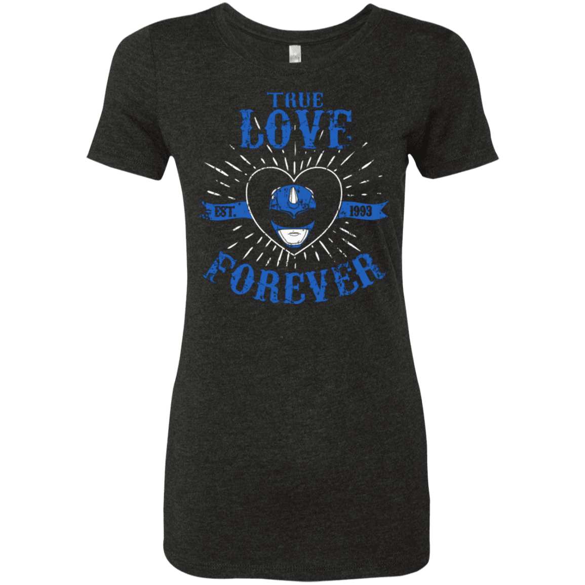 T-Shirts Vintage Black / Small True Love Forever Blue Women's Triblend T-Shirt