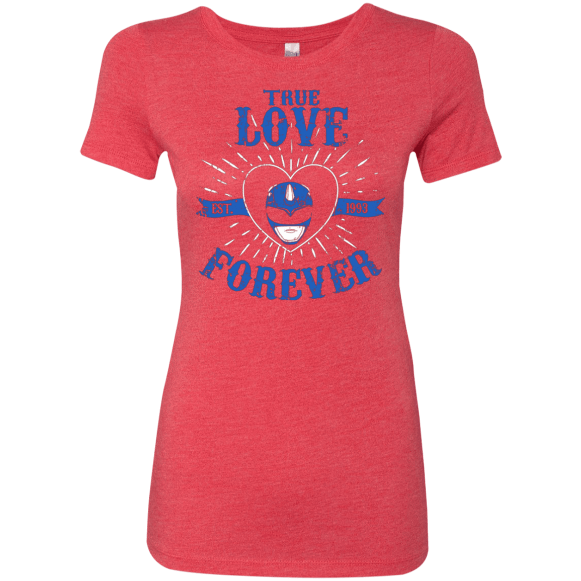 T-Shirts Vintage Red / Small True Love Forever Blue Women's Triblend T-Shirt