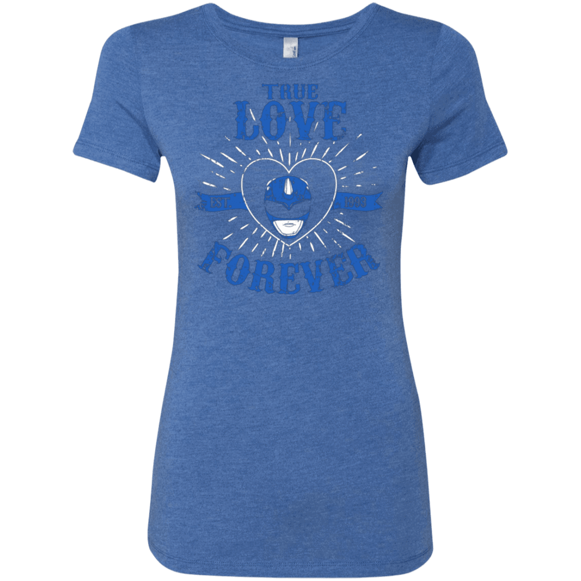 T-Shirts Vintage Royal / Small True Love Forever Blue Women's Triblend T-Shirt