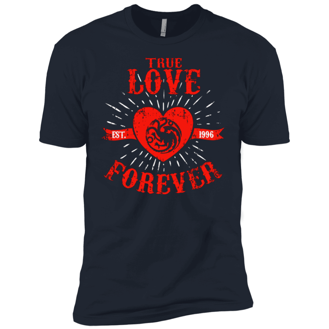 T-Shirts Midnight Navy / YXS True Love Forever Dragon Boys Premium T-Shirt