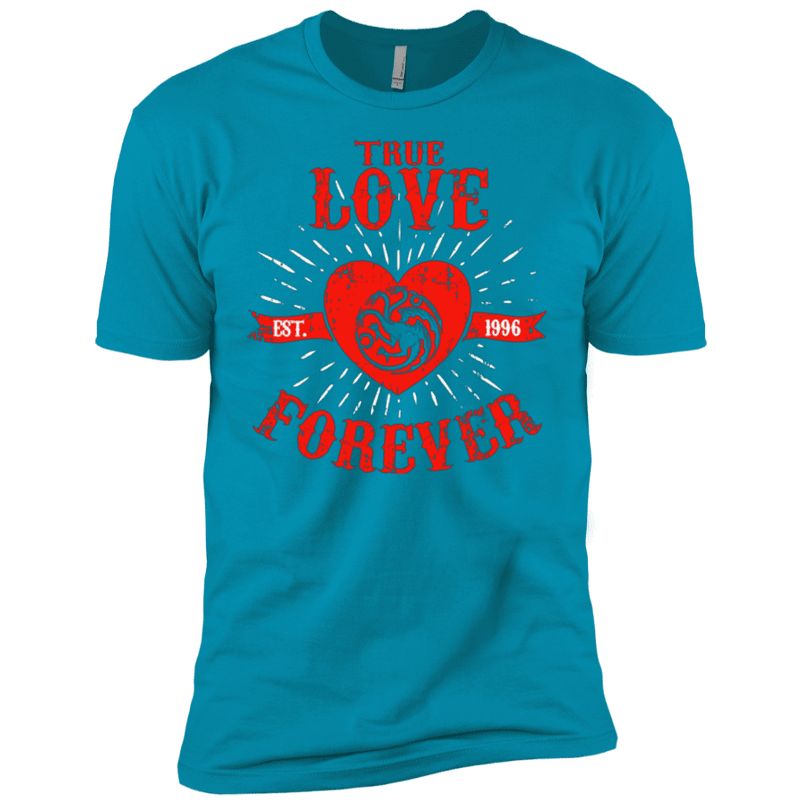 T-Shirts Turquoise / YXS True Love Forever Dragon Boys Premium T-Shirt