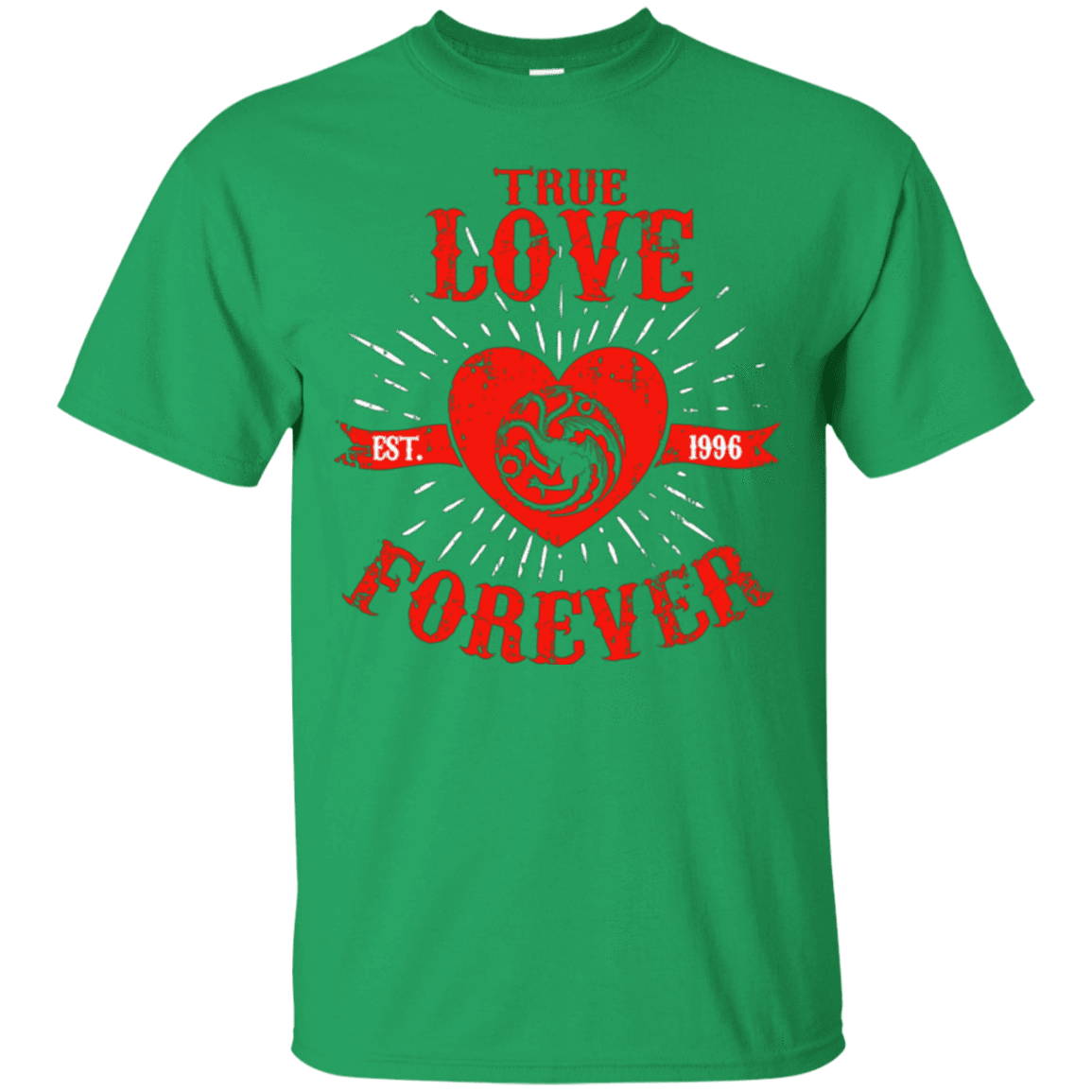 T-Shirts Irish Green / Small True Love Forever Dragon T-Shirt