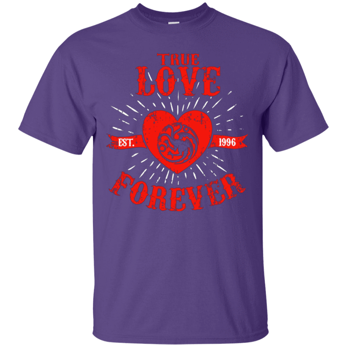 T-Shirts Purple / Small True Love Forever Dragon T-Shirt