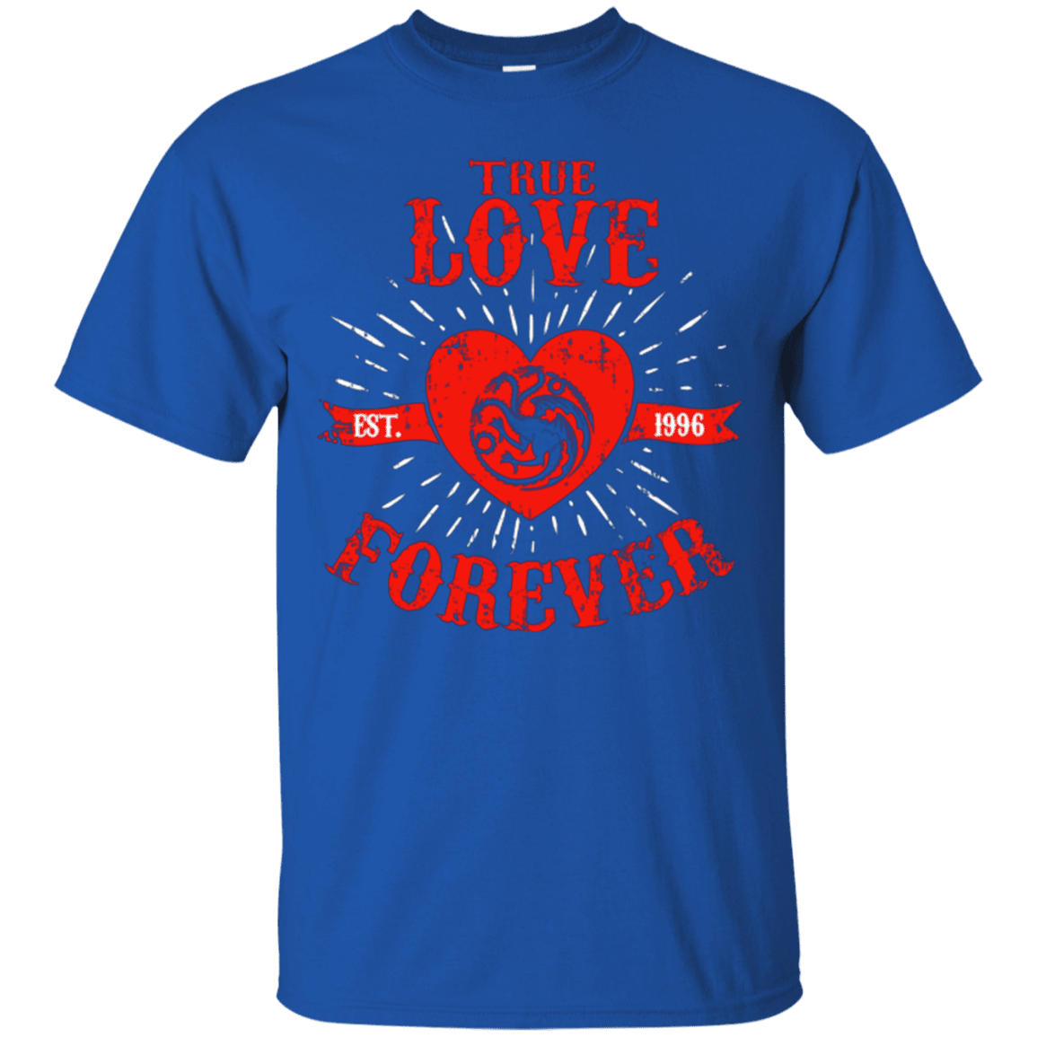 T-Shirts Royal / Small True Love Forever Dragon T-Shirt