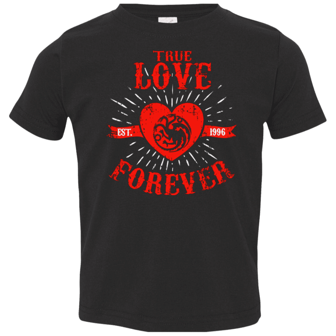 T-Shirts Black / 2T True Love Forever Dragon Toddler Premium T-Shirt