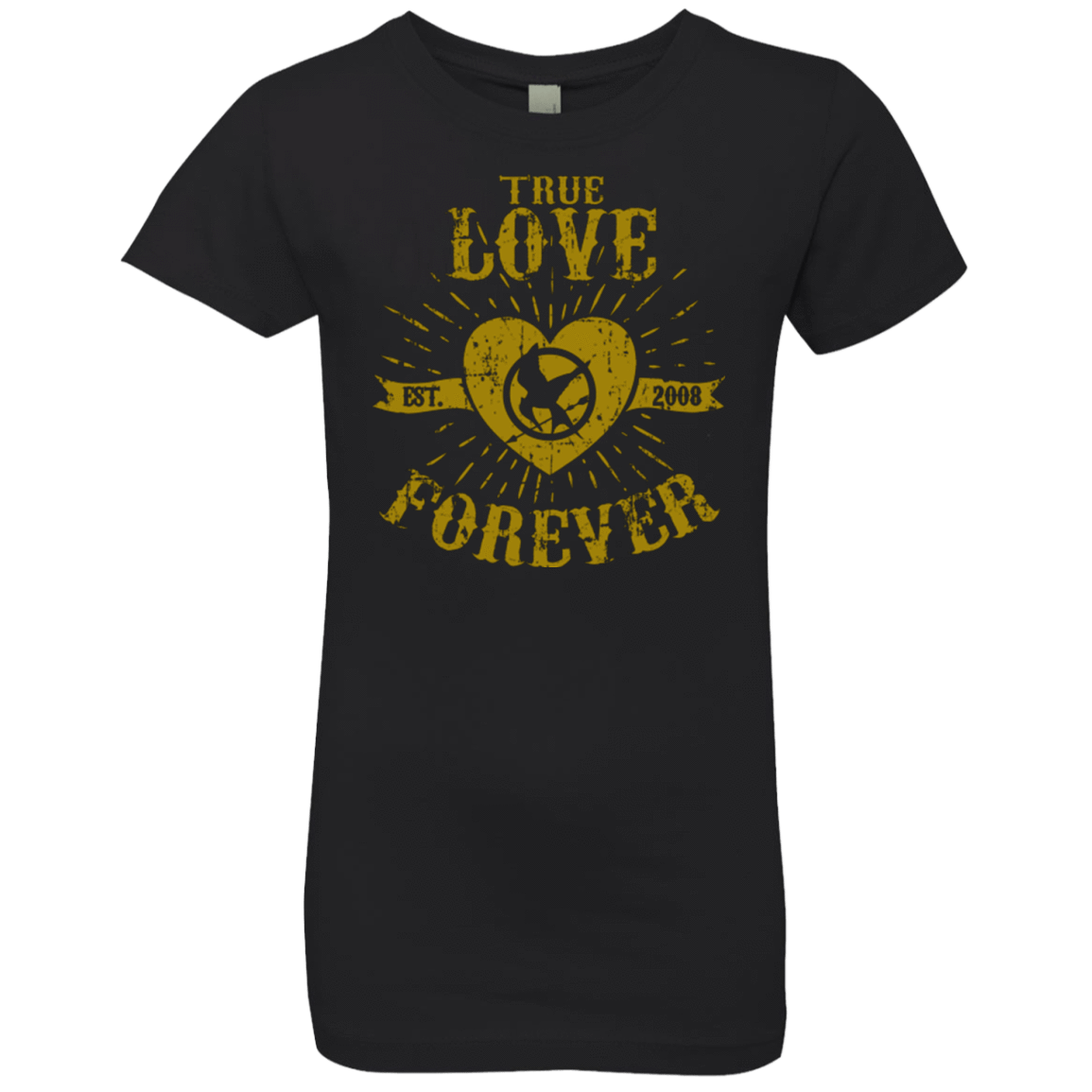 T-Shirts Black / YXS True Love Forever Games Girls Premium T-Shirt