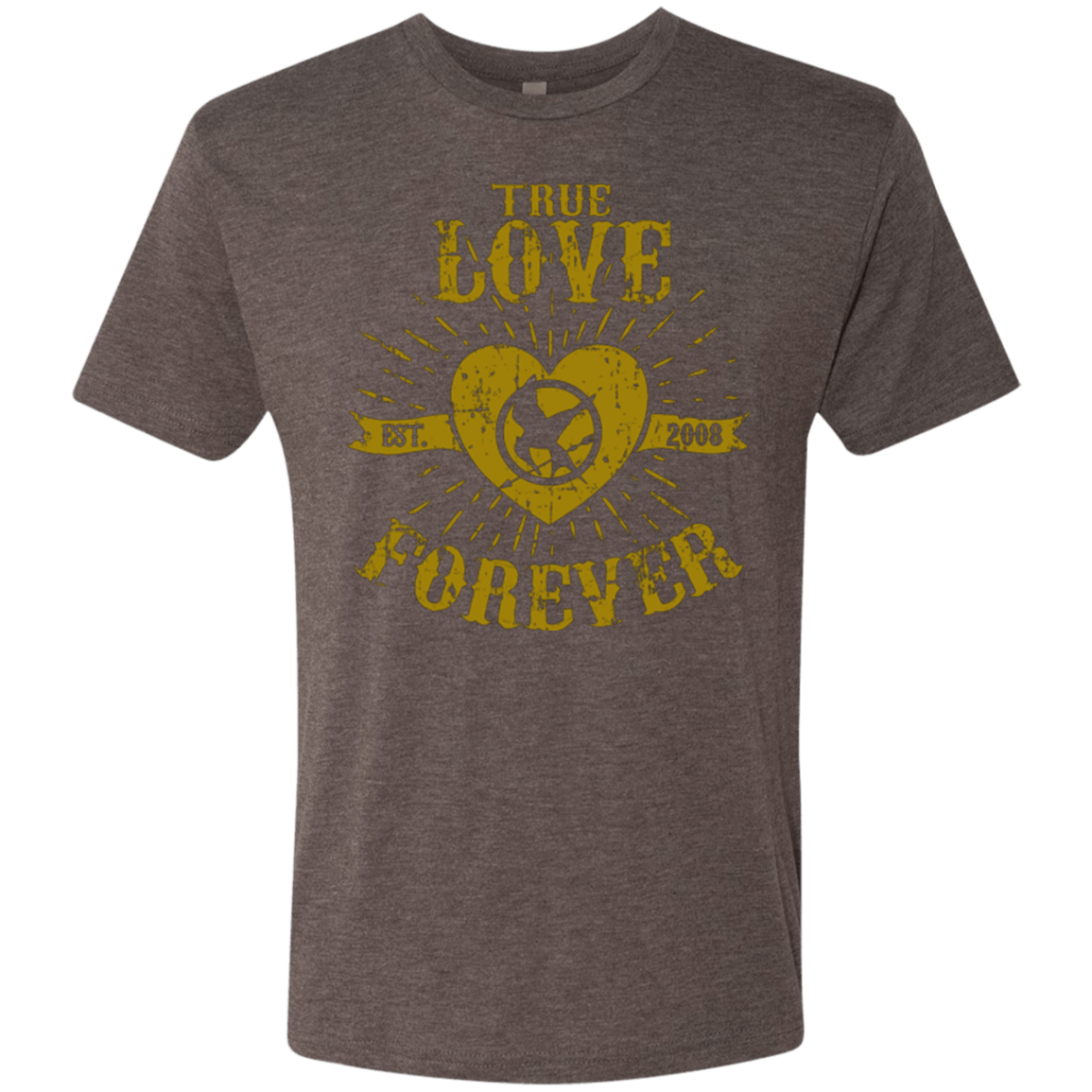 T-Shirts Macchiato / Small True Love Forever Games Men's Triblend T-Shirt