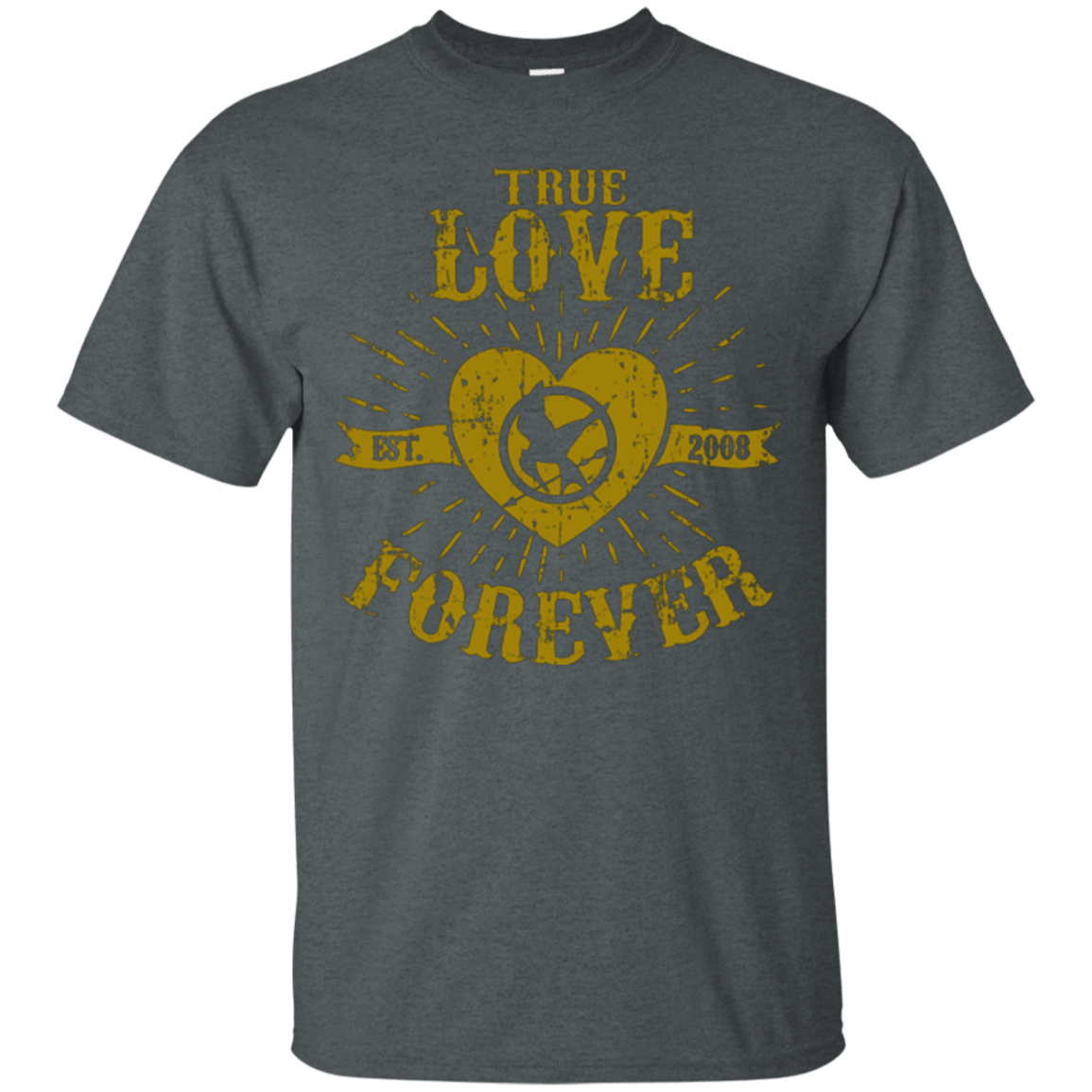 T-Shirts Dark Heather / Small True Love Forever Games T-Shirt
