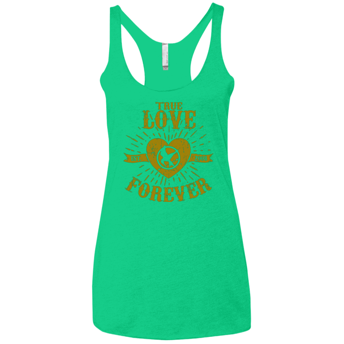 T-Shirts Envy / X-Small True Love Forever Games Women's Triblend Racerback Tank