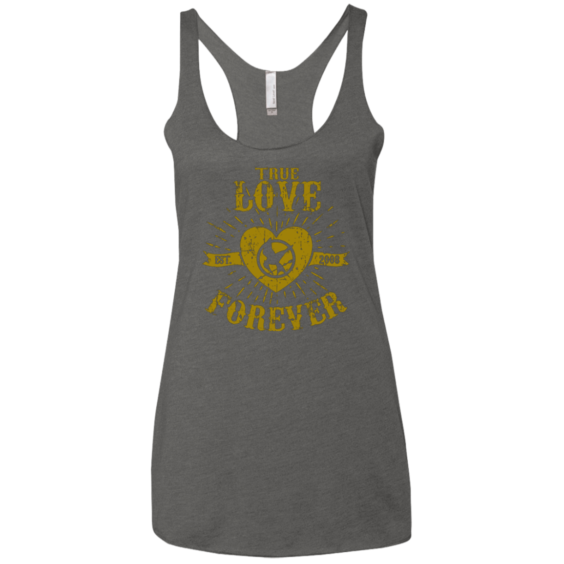 T-Shirts Premium Heather / X-Small True Love Forever Games Women's Triblend Racerback Tank
