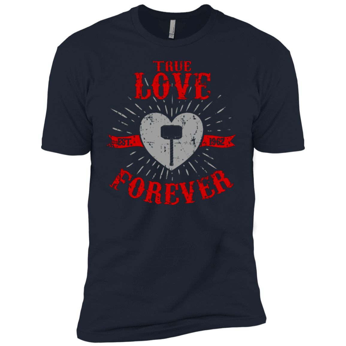 T-Shirts Midnight Navy / YXS True Love Forever God Thunder Boys Premium T-Shirt