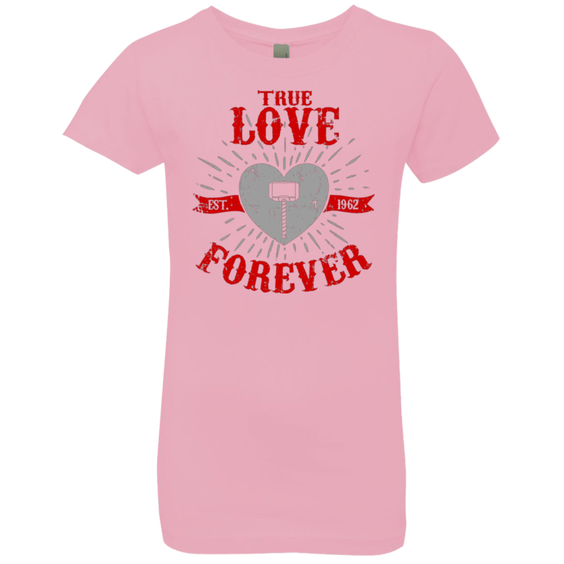 T-Shirts Light Pink / YXS True Love Forever God Thunder Girls Premium T-Shirt