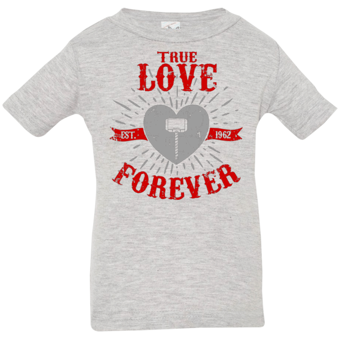 T-Shirts Heather / 6 Months True Love Forever God Thunder Infant PremiumT-Shirt