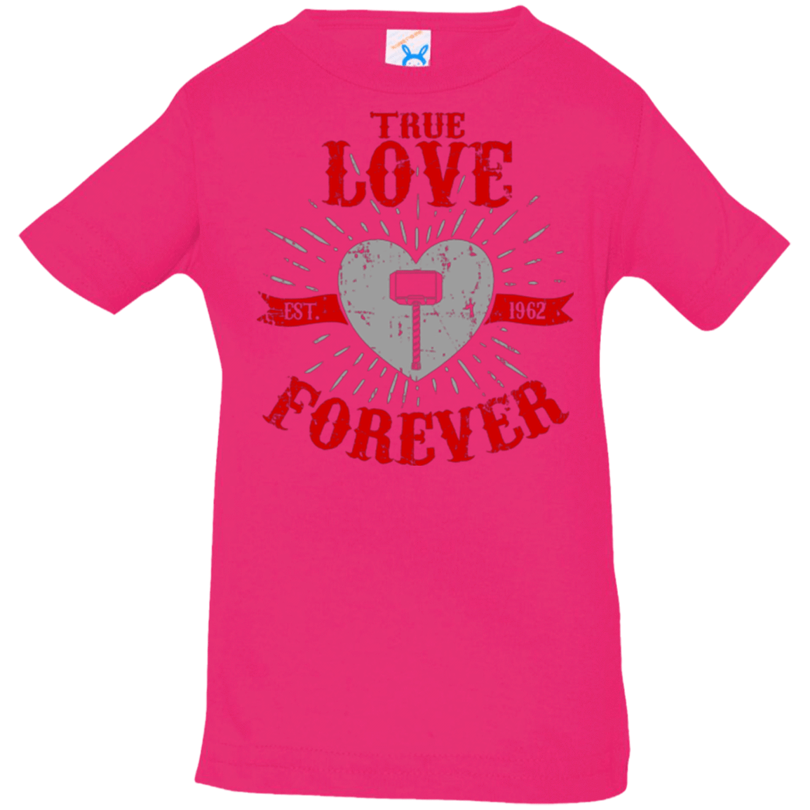 T-Shirts Hot Pink / 6 Months True Love Forever God Thunder Infant PremiumT-Shirt