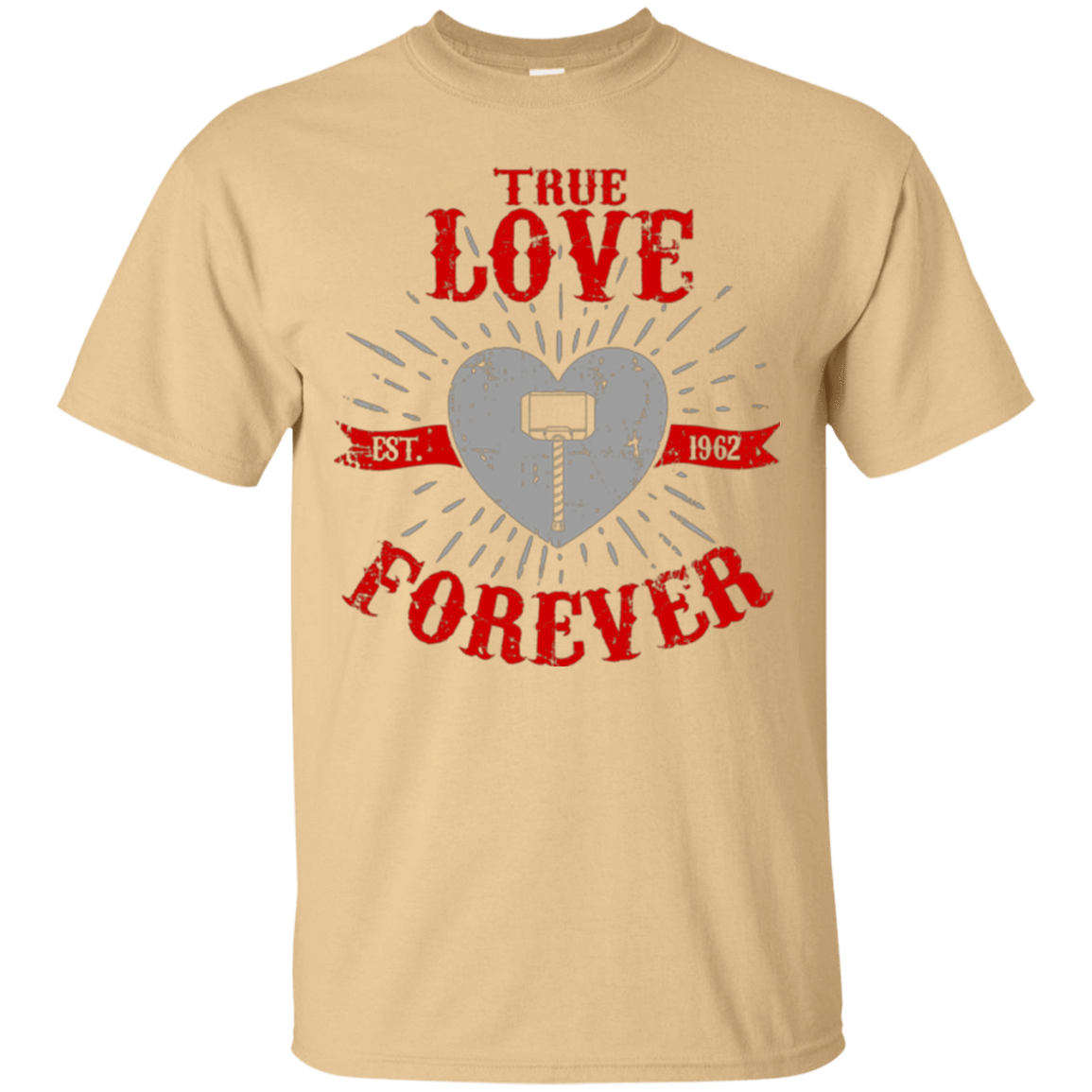 T-Shirts Vegas Gold / Small True Love Forever God Thunder T-Shirt