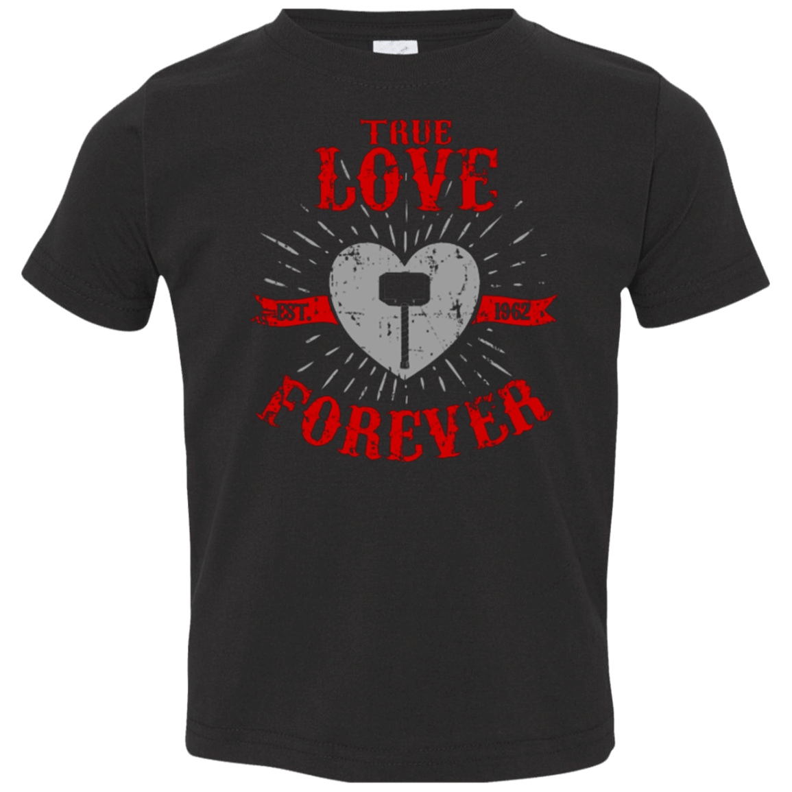 T-Shirts Black / 2T True Love Forever God Thunder Toddler Premium T-Shirt