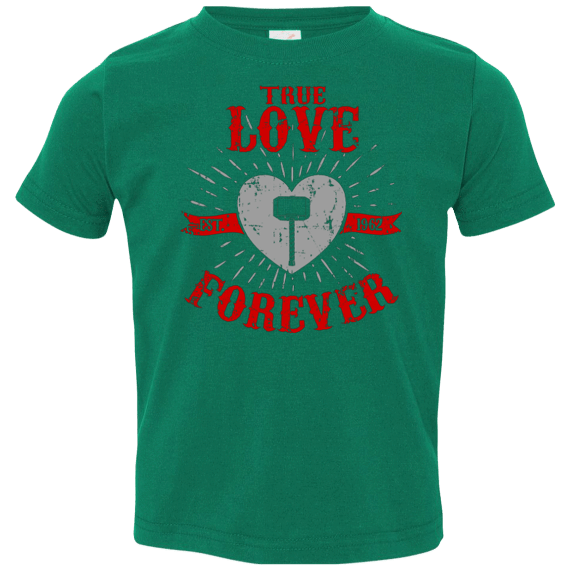 T-Shirts Kelly / 2T True Love Forever God Thunder Toddler Premium T-Shirt