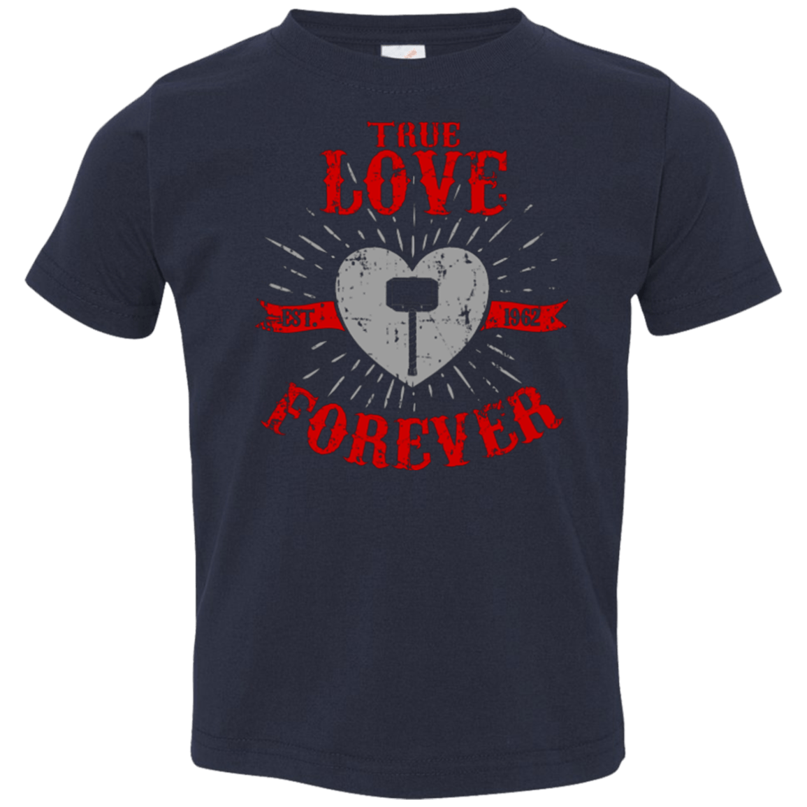 T-Shirts Navy / 2T True Love Forever God Thunder Toddler Premium T-Shirt