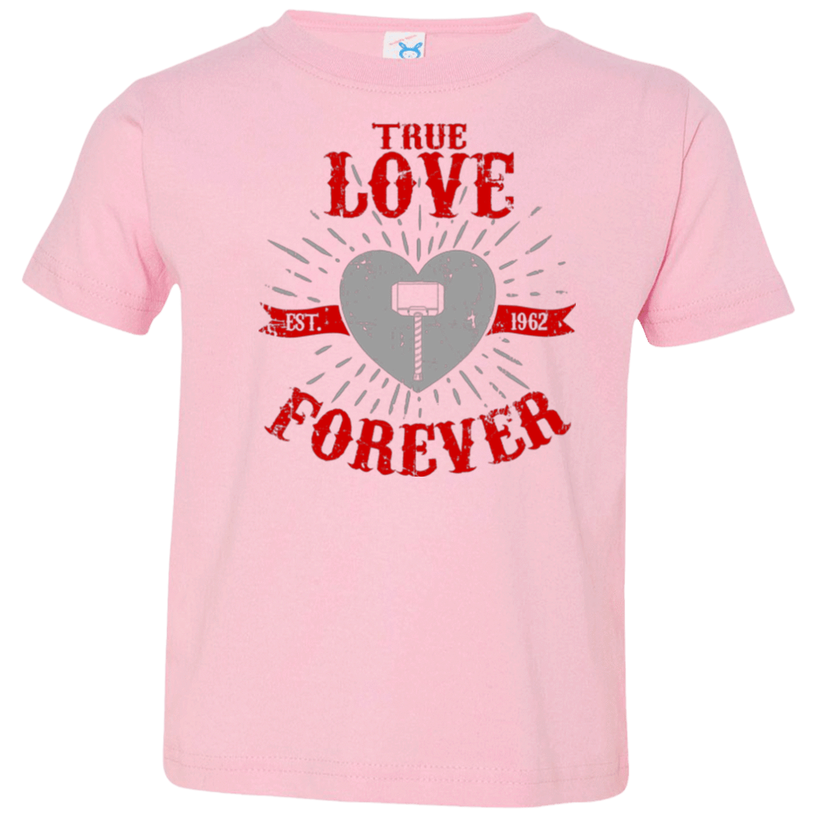 T-Shirts Pink / 2T True Love Forever God Thunder Toddler Premium T-Shirt