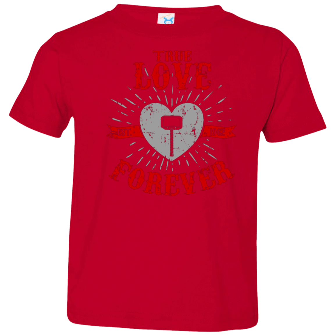 T-Shirts Red / 2T True Love Forever God Thunder Toddler Premium T-Shirt