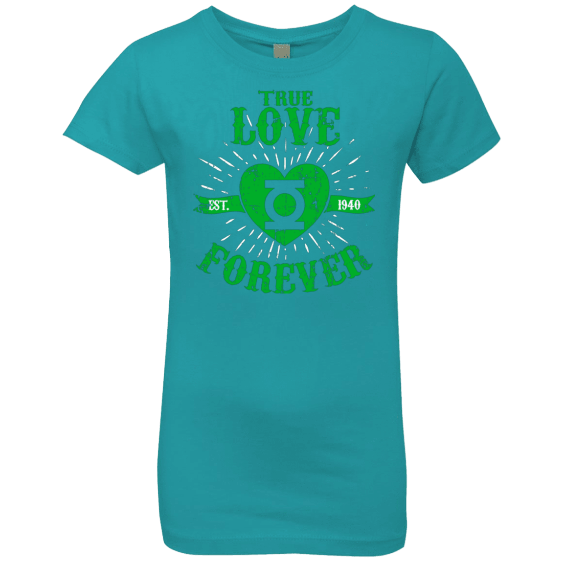 T-Shirts Tahiti Blue / YXS True Love Forever Lantern Girls Premium T-Shirt